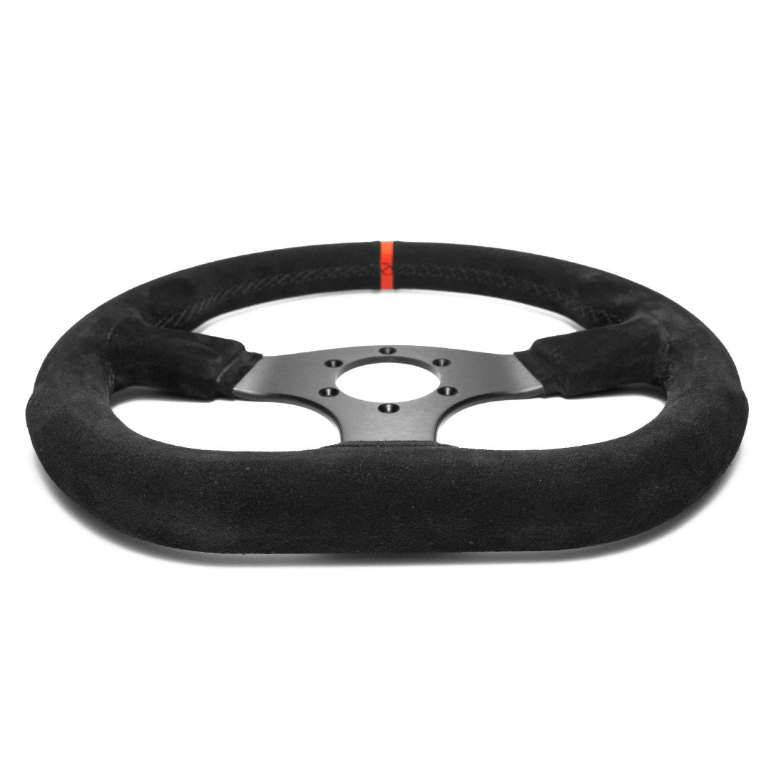 Ferrari 360 Modena Challenge Steering Wheel - Black Suede Black Spokes 330mm