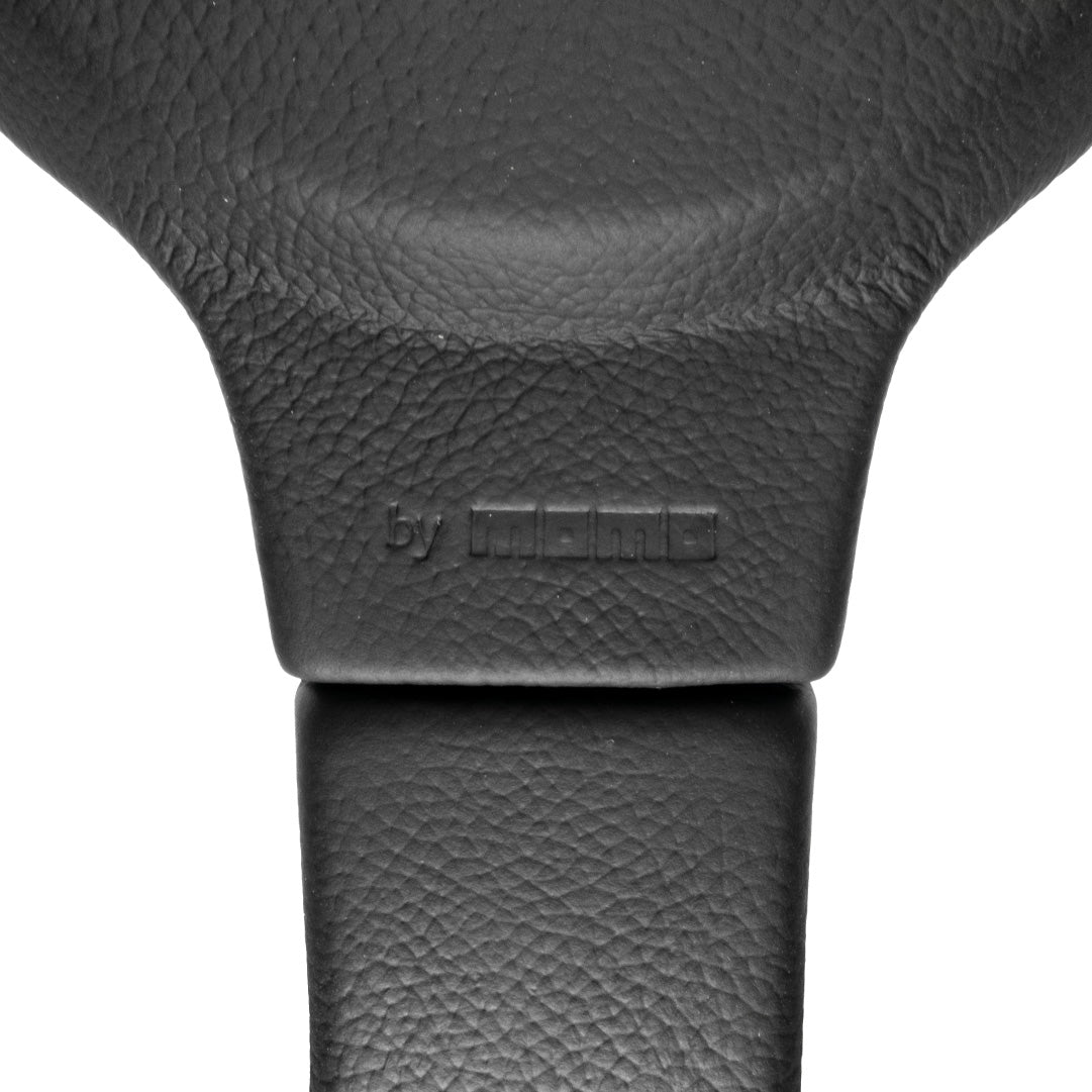 MOMO ALPINA Steering Wheel - Black Leather Black Leather Centre Pad 360mm