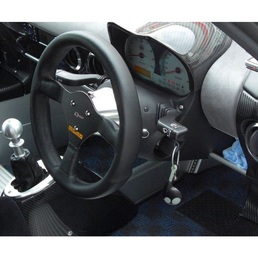 MOMO Mod. 26 Steering Wheel - Black Leather Black Spokes 260mm