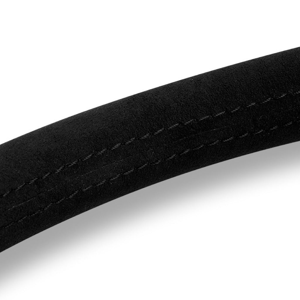 MOMO Montecarlo Steering Wheel - Black Alcantara Black Spokes 350mm