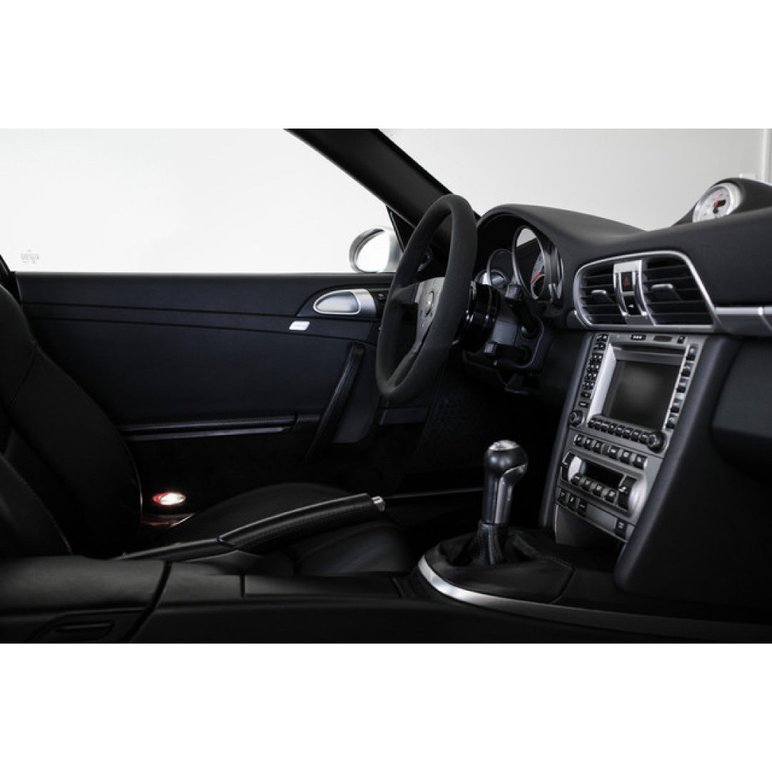 MOMO Montecarlo Steering Wheel - Black Alcantara Black Spokes 350mm