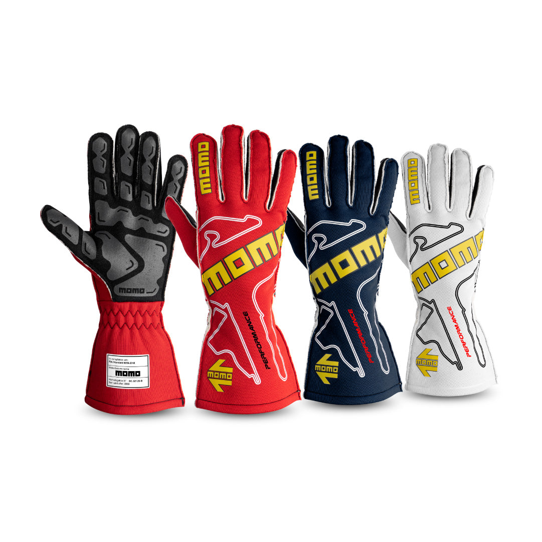 MOMO Performance Racing Gloves - FIA Approved