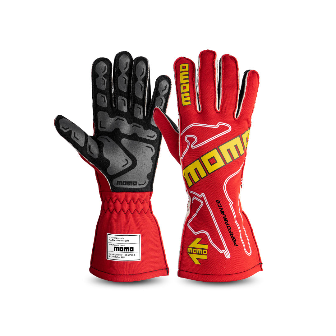 MOMO Performance Racing Gloves - FIA Approved