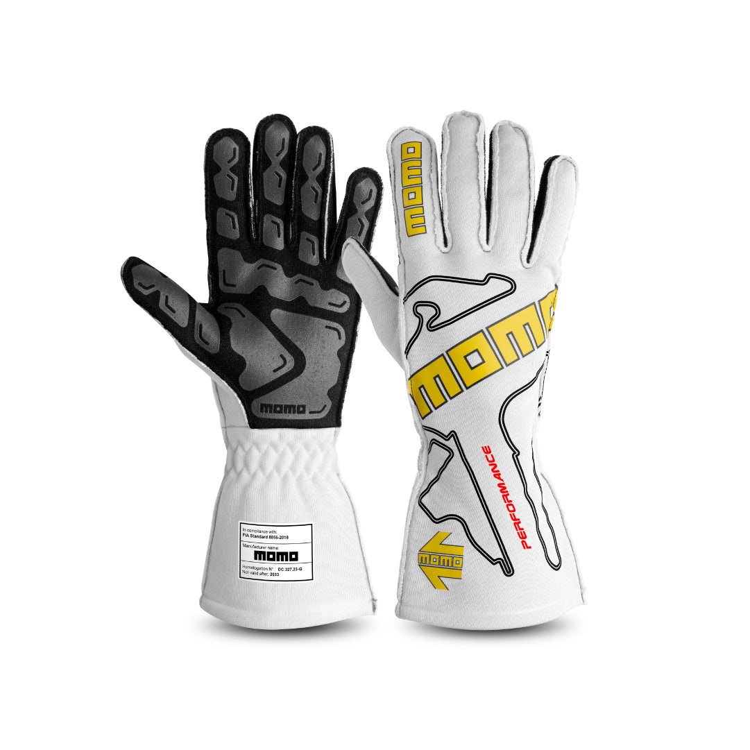 MOMO Performance Racing Gloves - FIA Approved