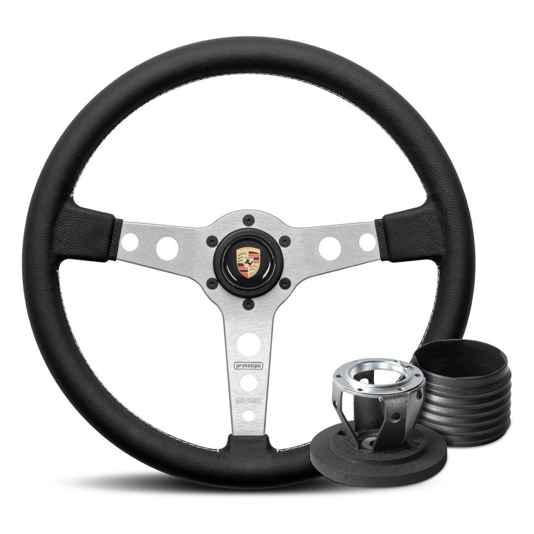 MOMO Prototipo Steering Wheel & Hub Adapter Boss Kit For Porsche 944, 911 (964), 911 Carrera 2 & 4 & RS (964)