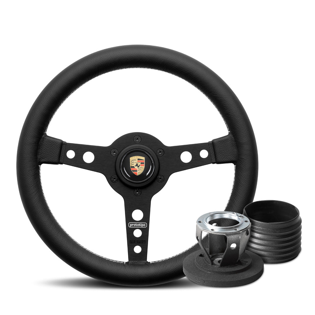 MOMO Prototipo Steering Wheel & Hub Adapter Boss Kit For Porsche Cayman (987), Boxter (987), 911 (997)