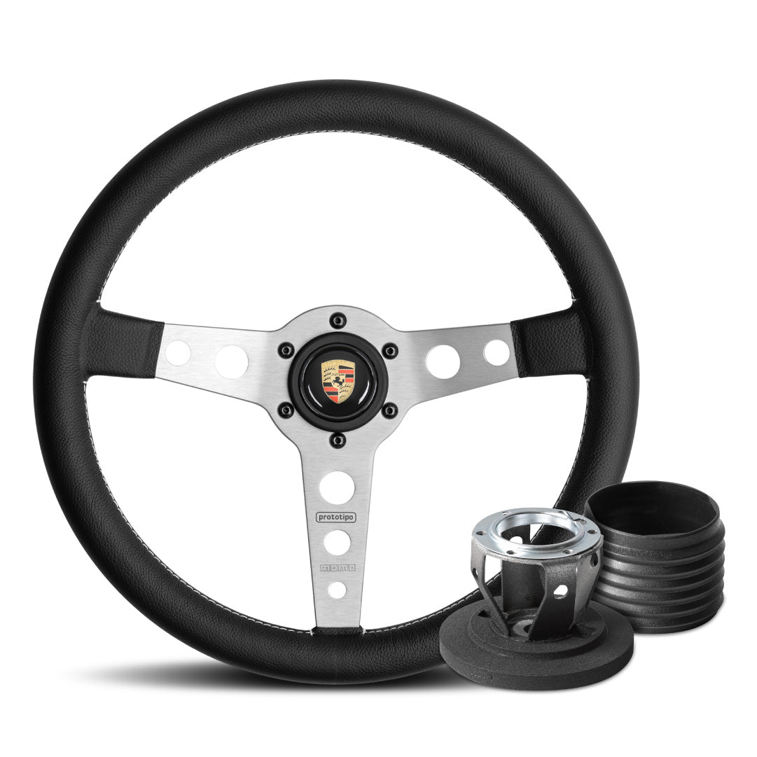 MOMO Prototipo Steering Wheel & Hub Adapter Boss Kit For Porsche Cayman (987), Boxter (987), 911 (997)