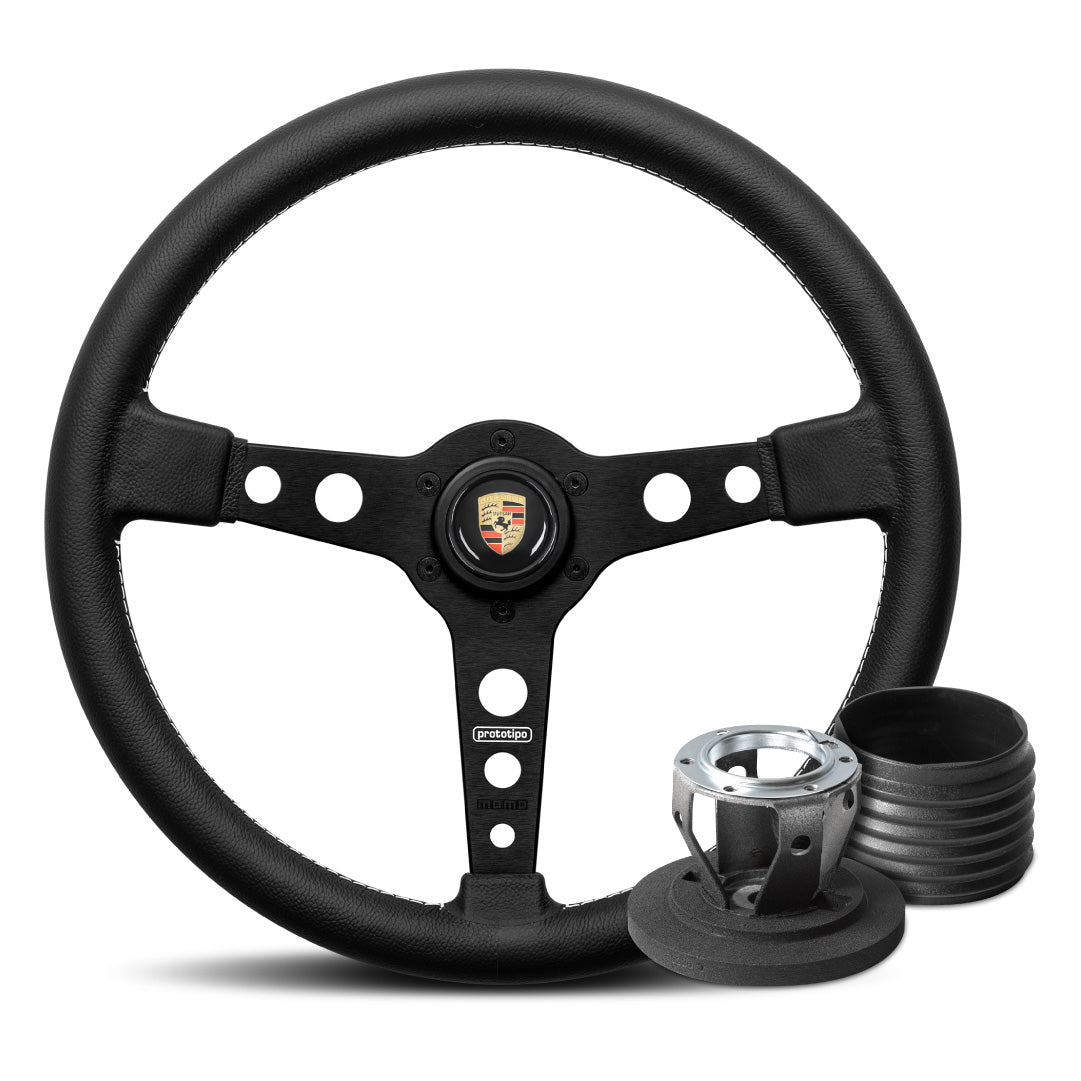 MOMO Prototipo Steering Wheel & Hub Adapter Boss Kit For Porsche 916 914 912T 911/356 1600