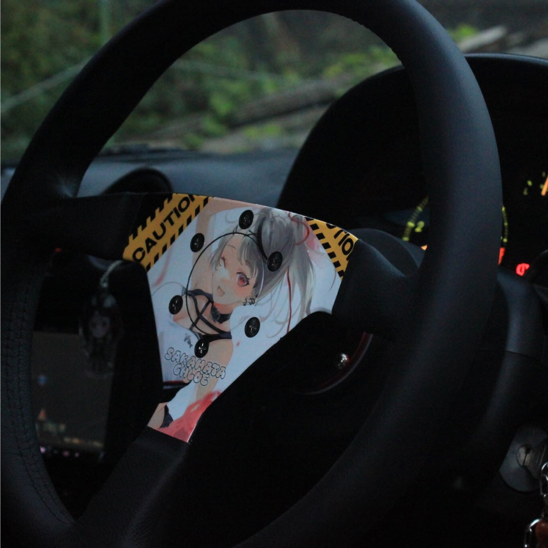 NA Motors Phantom Flat Horn Button – Fits MOMO