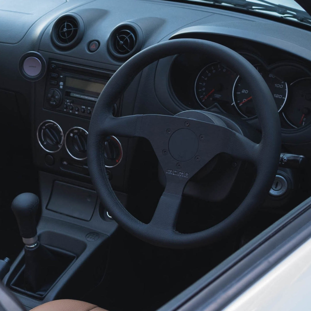 NA Motors Phantom Flat Horn Button – Fits MOMO