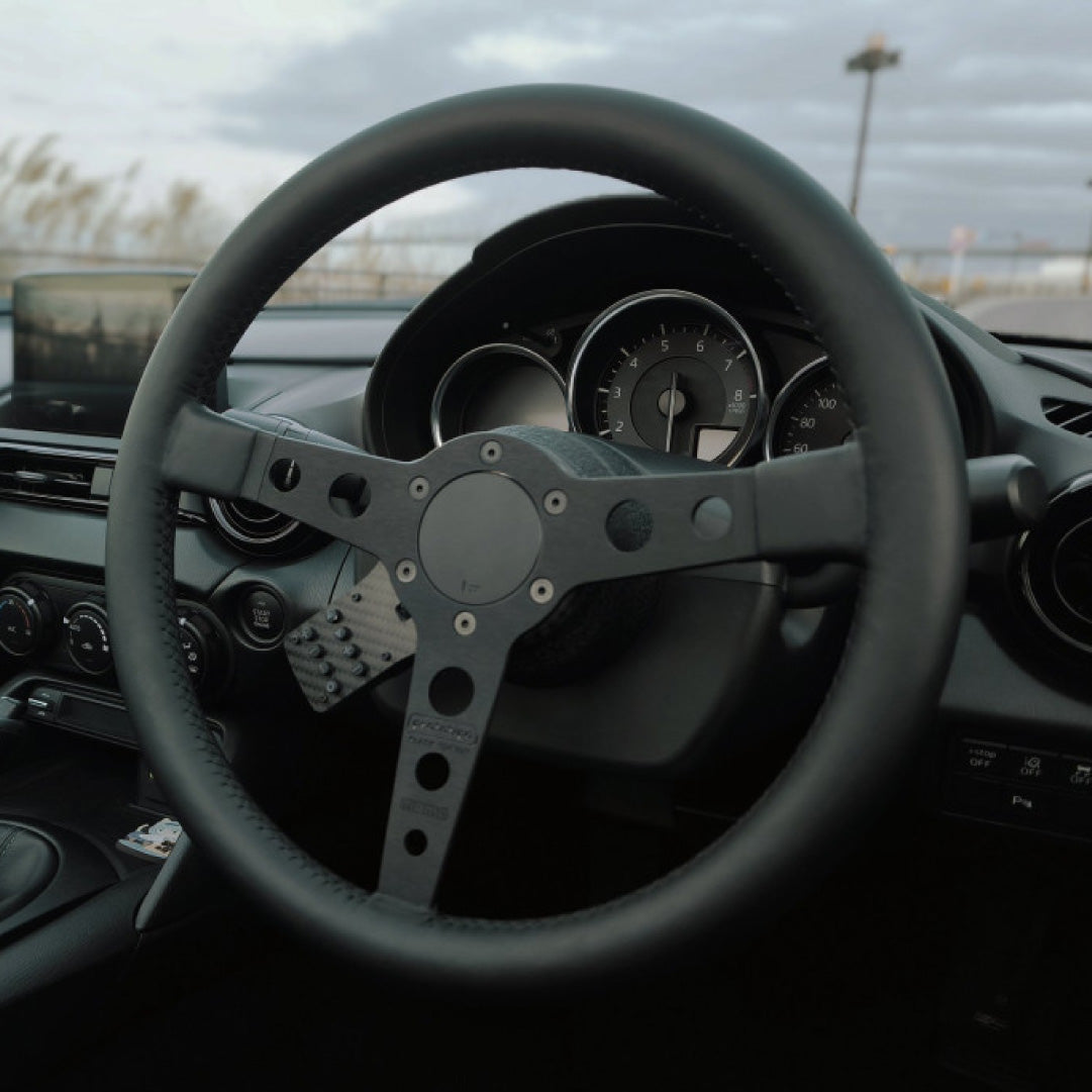 NA Motors Phantom Flat Horn Button – Fits MOMO