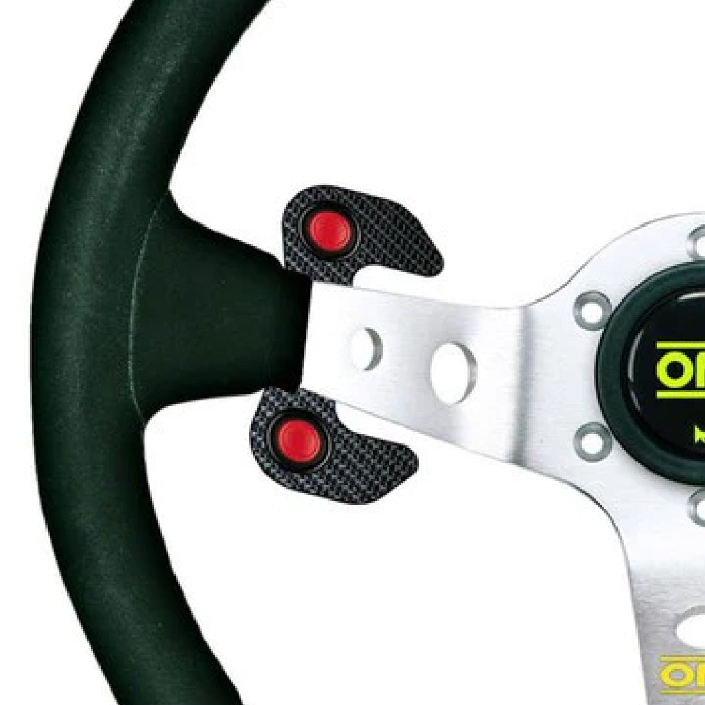 OMP Steering Wheel 2 Button Plate - Carbon