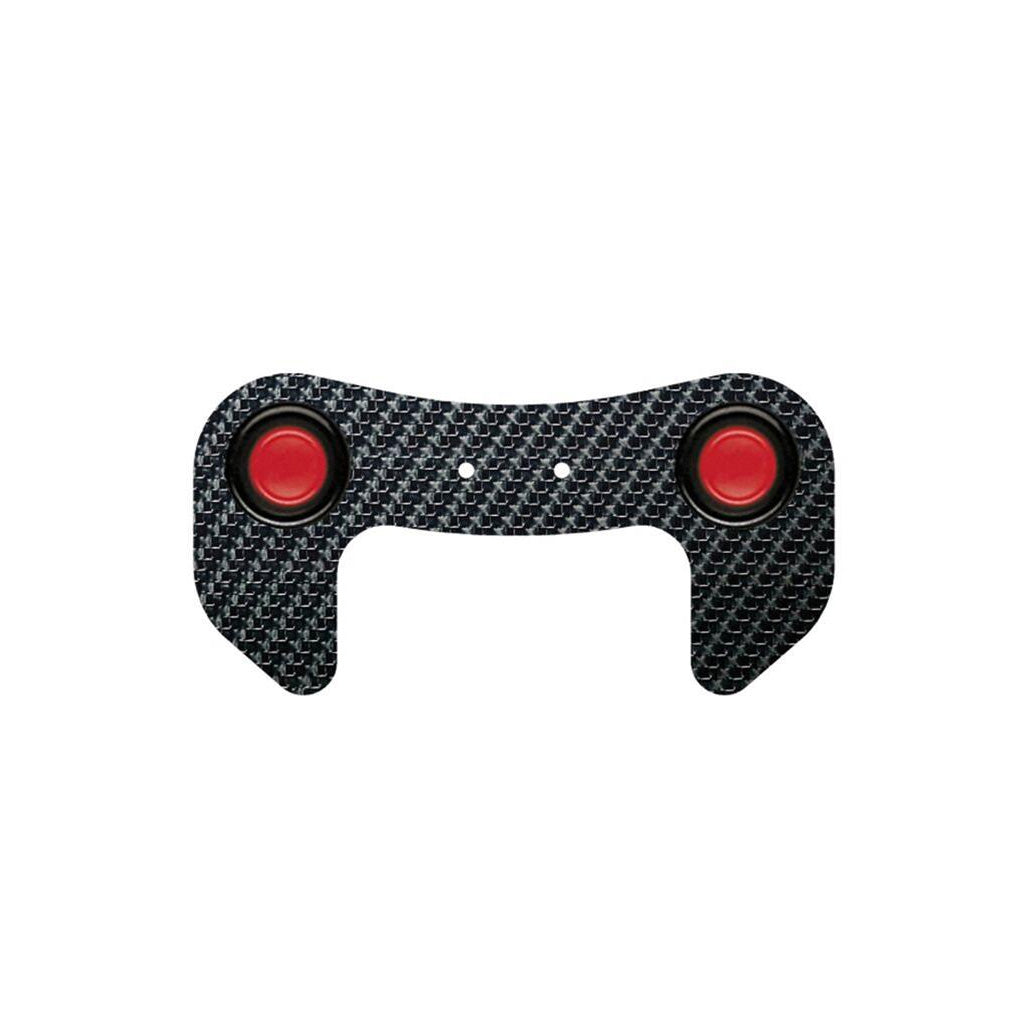 OMP Steering Wheel 2 Button Plate - Carbon