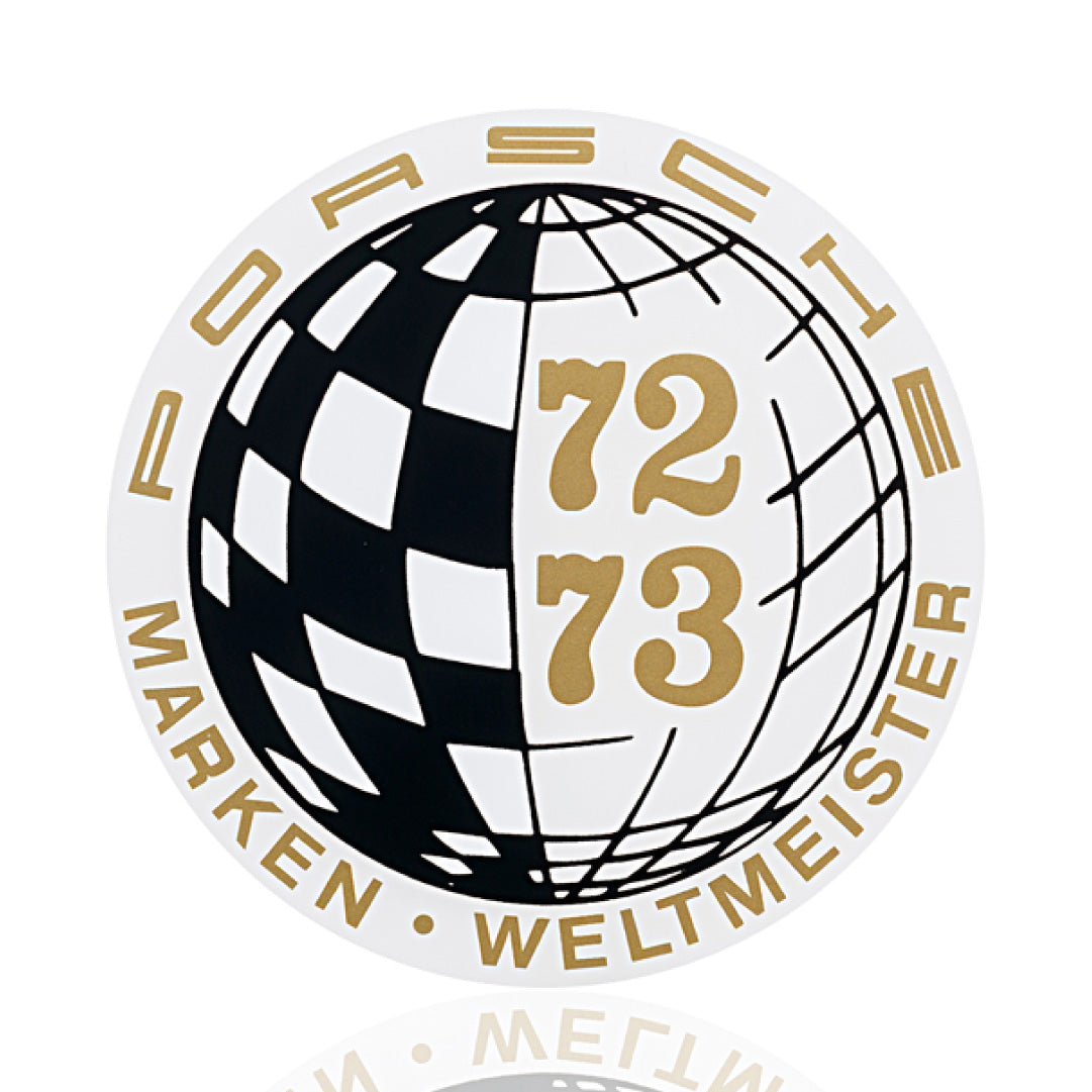 Porsche Marken Weltmeister Window Sticker Decal