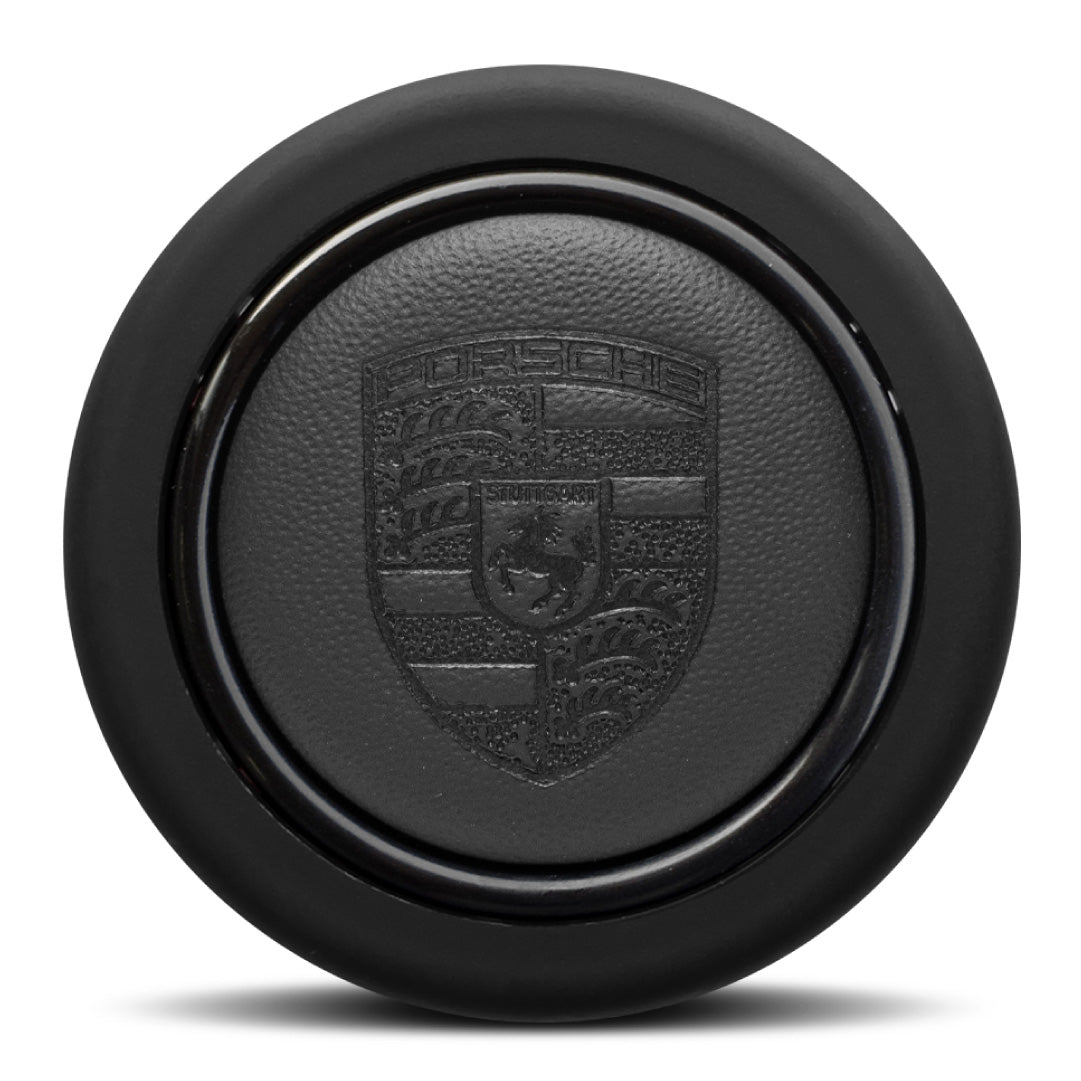 Porsche Napa Leather Horn Button - Round Lip