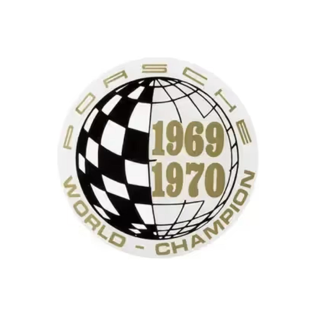 Porsche World Champion Marken Weltmeister Window Sticker Decal