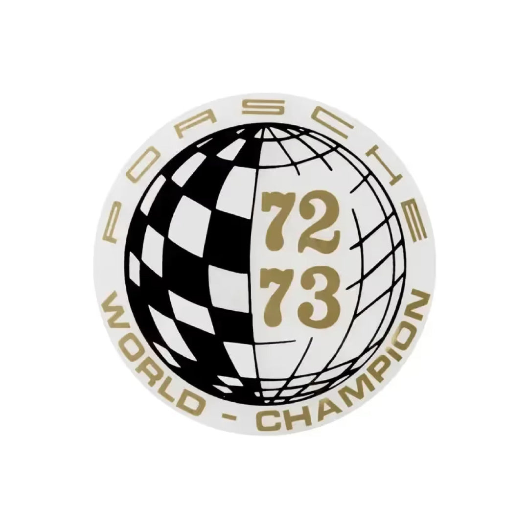 Porsche World Champion Marken Weltmeister Window Sticker Decal