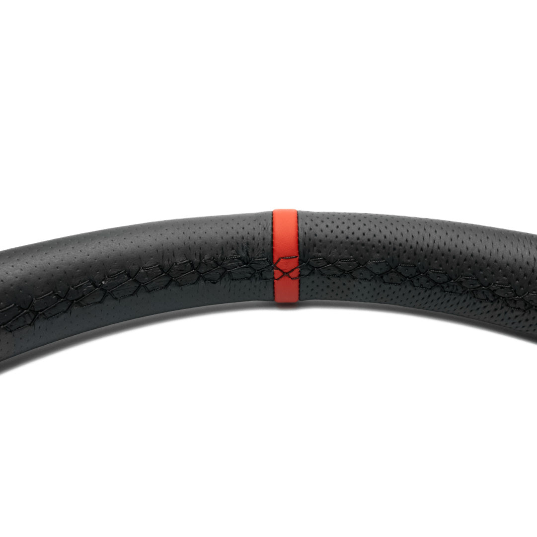 Sparco R383 Champion Steering Wheel - Black Leather Black Spokes 330mm