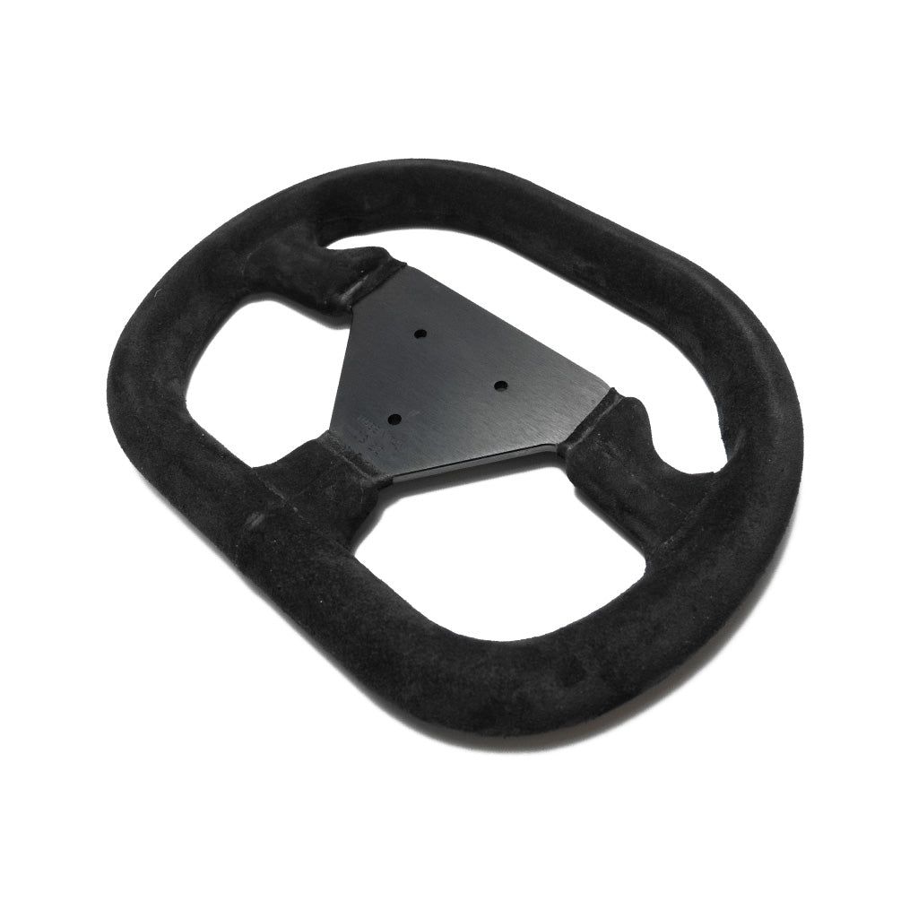 Sport Line Formula Steering Wheel - Black Suede Black Spokes 280mm