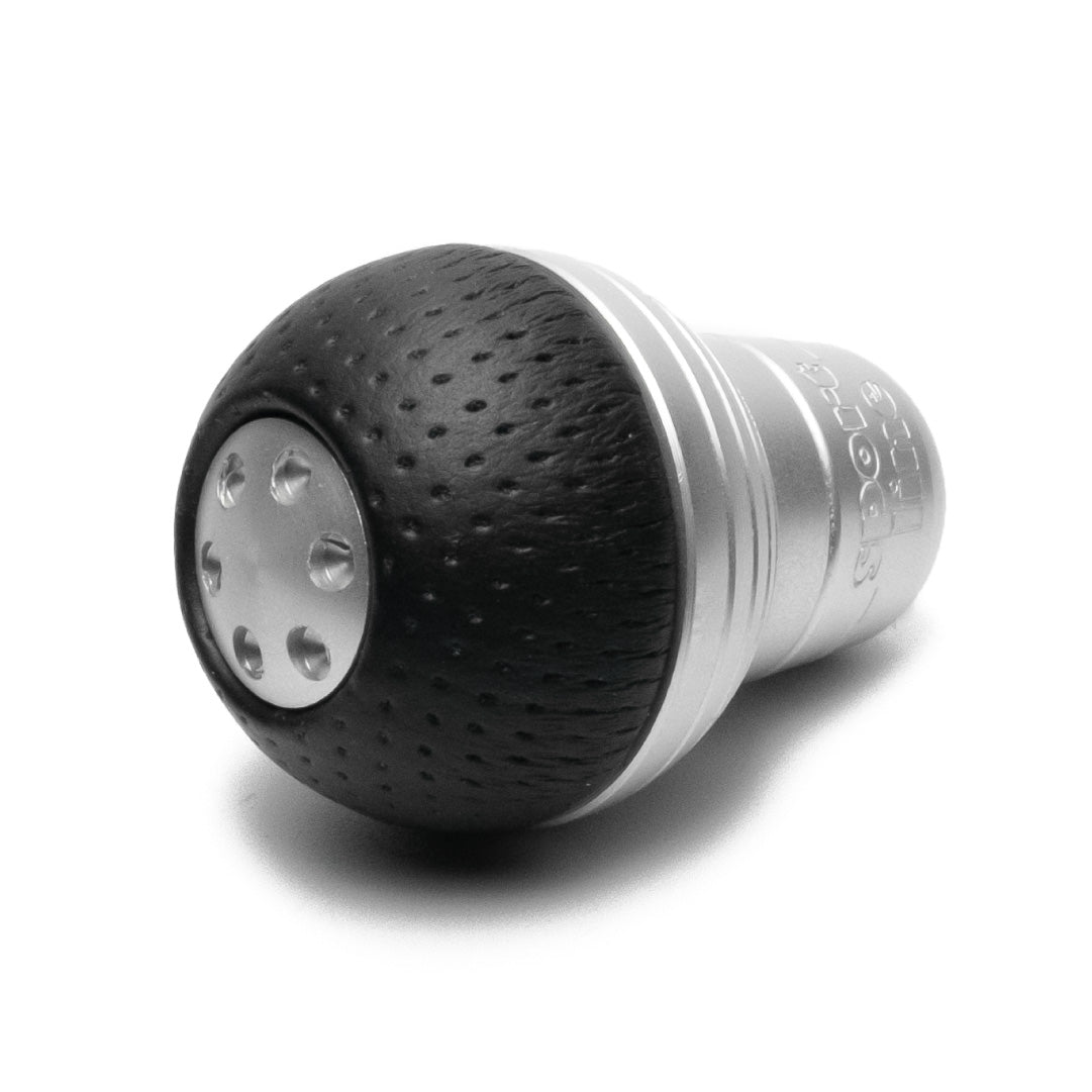 Sport Line Sprint Gear Knob - Silver Aluminium Black Leather