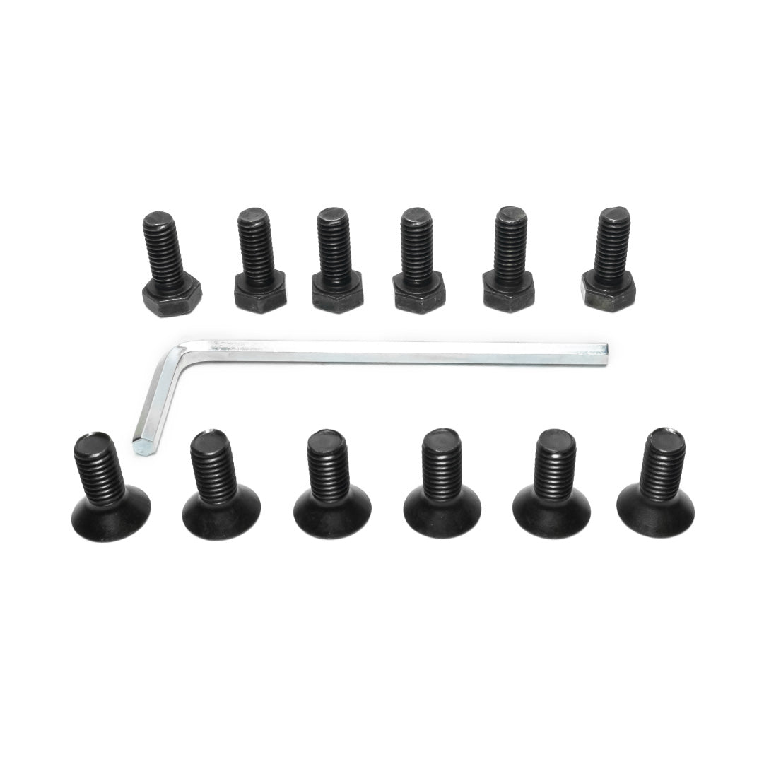 Works Bell Steering Wheel Boss Kit Replacement Screw Bolt Set - Short - Pack Of 12