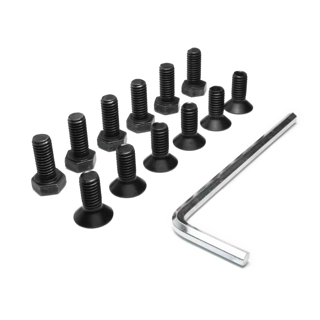 Works Bell Steering Wheel Boss Kit Replacement Screw Bolt Set - Short - Pack Of 12