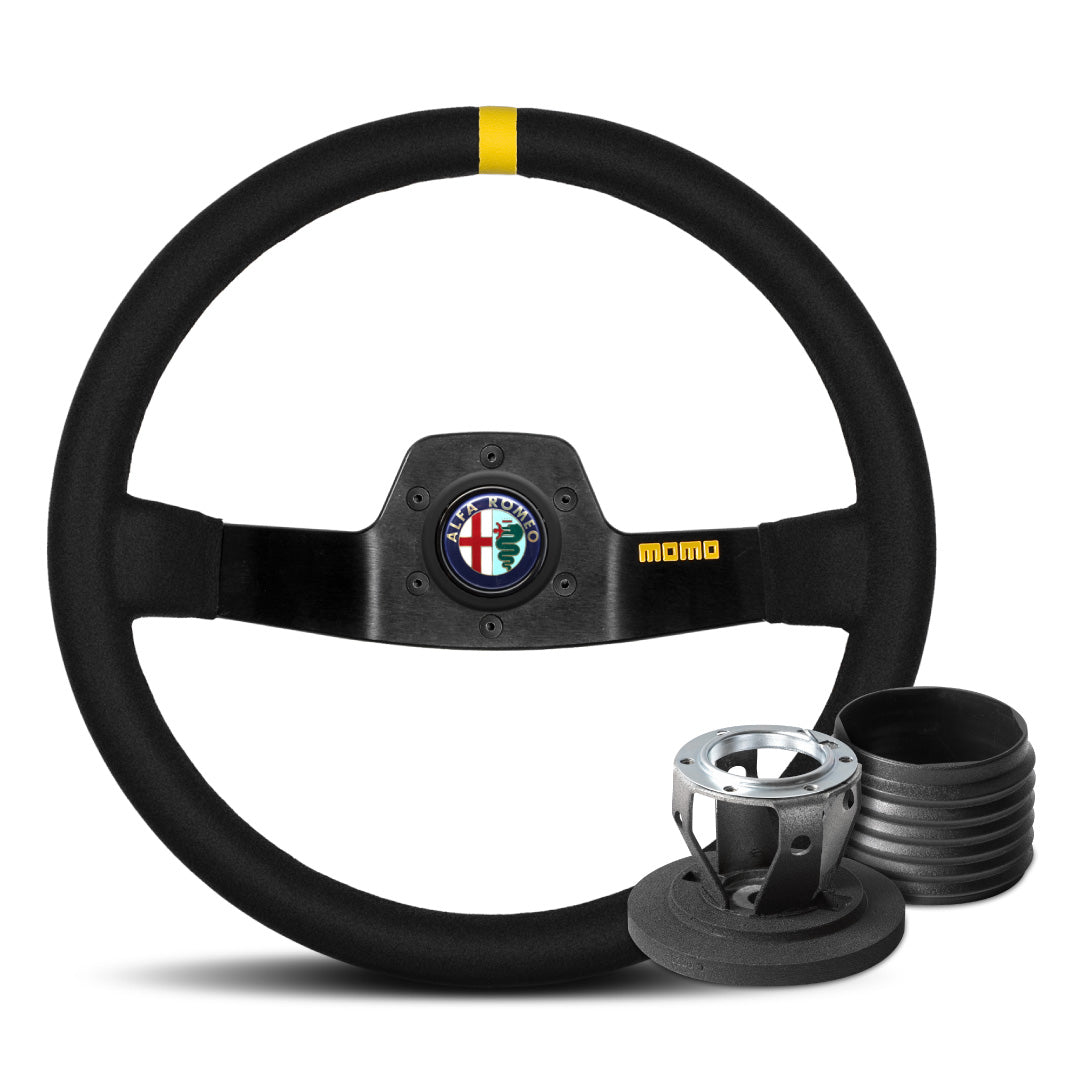 MOMO Mod. 02 Steering Wheel & Hub Adapter Boss Kit For Alfa Romeo 155 146 145