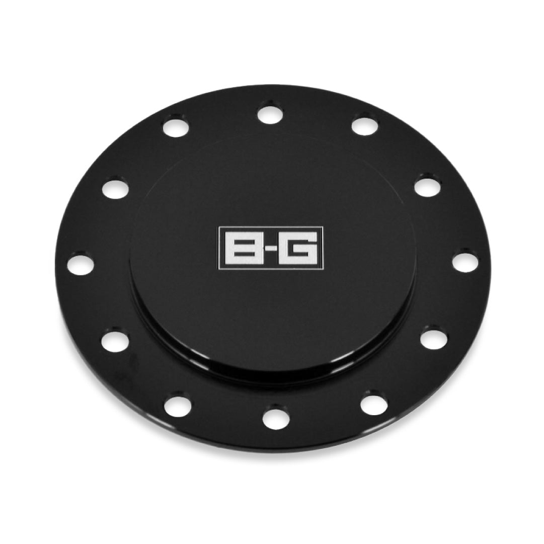 B-G Horn Button Horn Button Delete Blanking Plate - Black - Aluminium