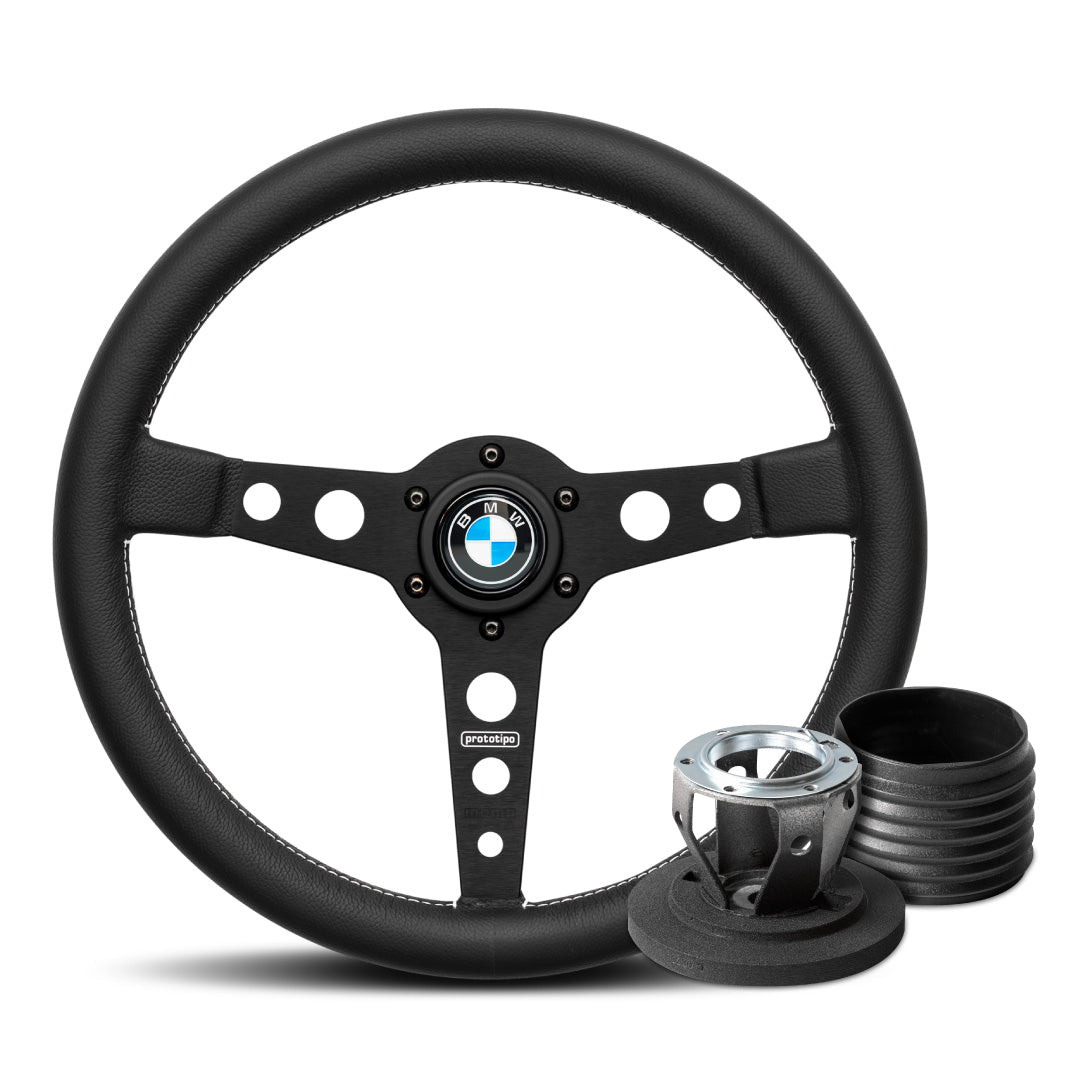 MOMO Prototipo Steering Wheel & Hub Adapter Boss Kit For BMW E30