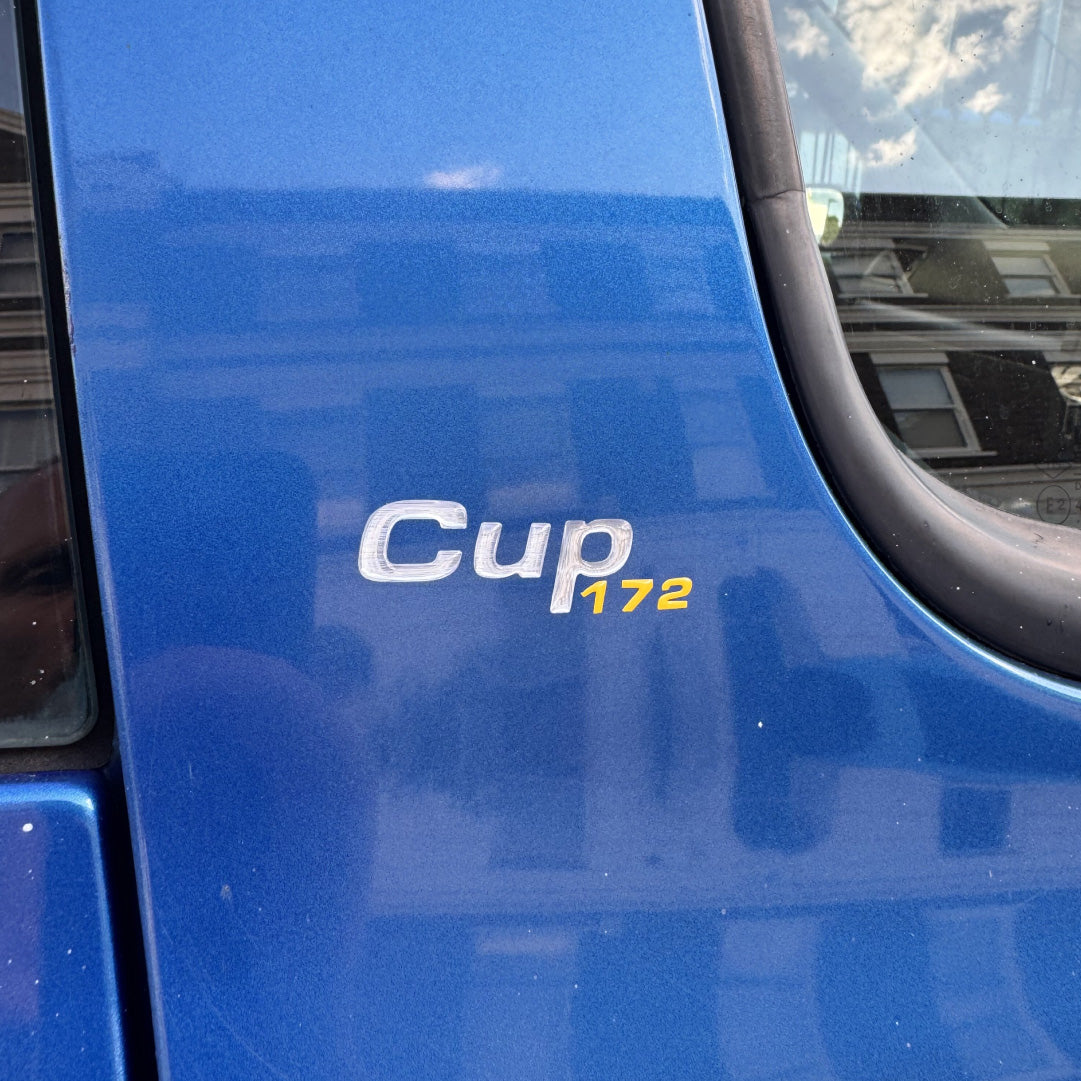 Renault Clio Sport 172 Cup Door Pillar Badge Sticker Emblem - 7711291177