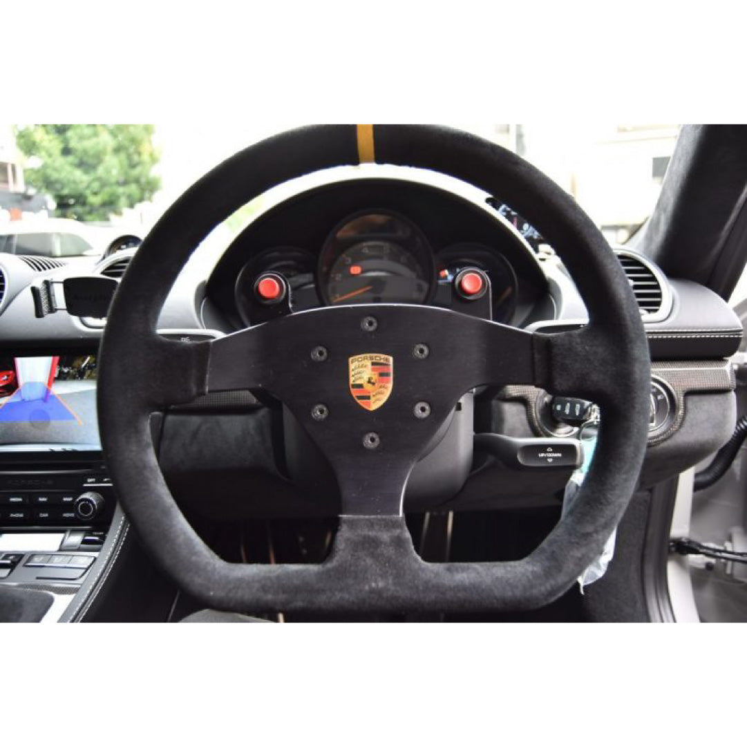 Porsche 911 GT3 Cup Sabelt SW-733 GT Steering Wheel & Works Bell RAPFIX GTC Tilt-Up Kit For Porsche 911 (996)