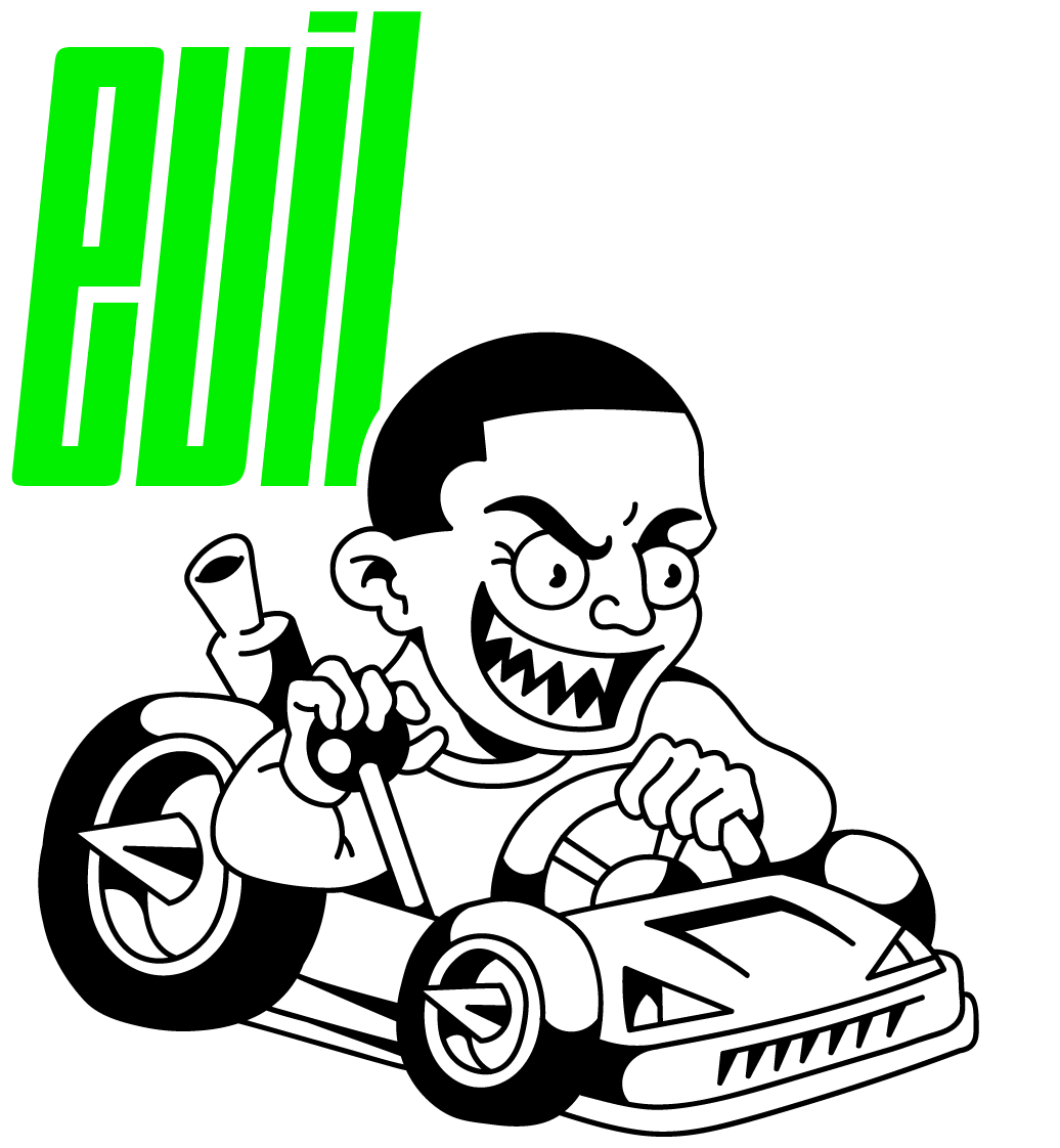 evilspeed logo car