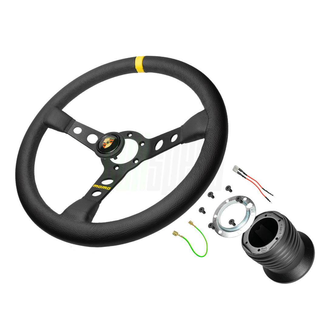 MOMO Mod. 07 Cup Steering Wheel & Hub Adapter Boss Kit For Porsche