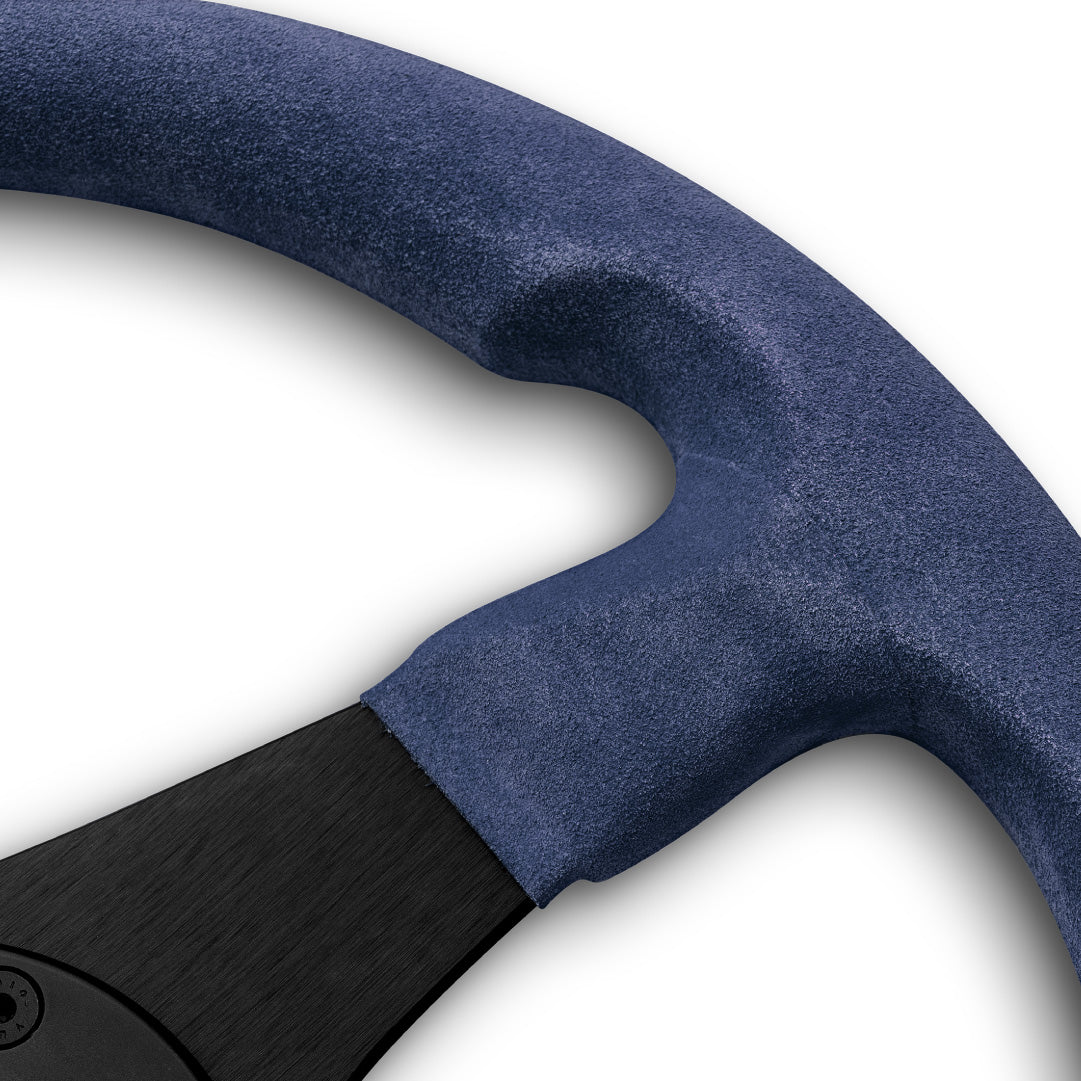 MOMO Corse 2.0 Steering Wheel - Suede Black Spokes 350mm