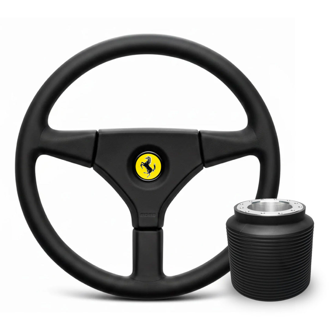 Ferrari F355 360 MOMO Flyer Steering Wheel & Hub Adapter Boss Kit For