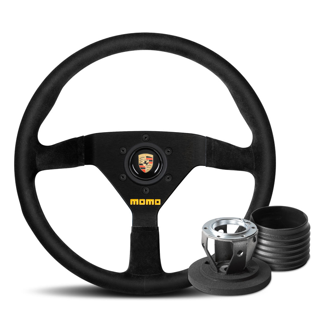 MOMO Mod. 78 Steering Wheel & Hub Adapter Boss Kit For Porsche 924 Carrera GTS Clubsport