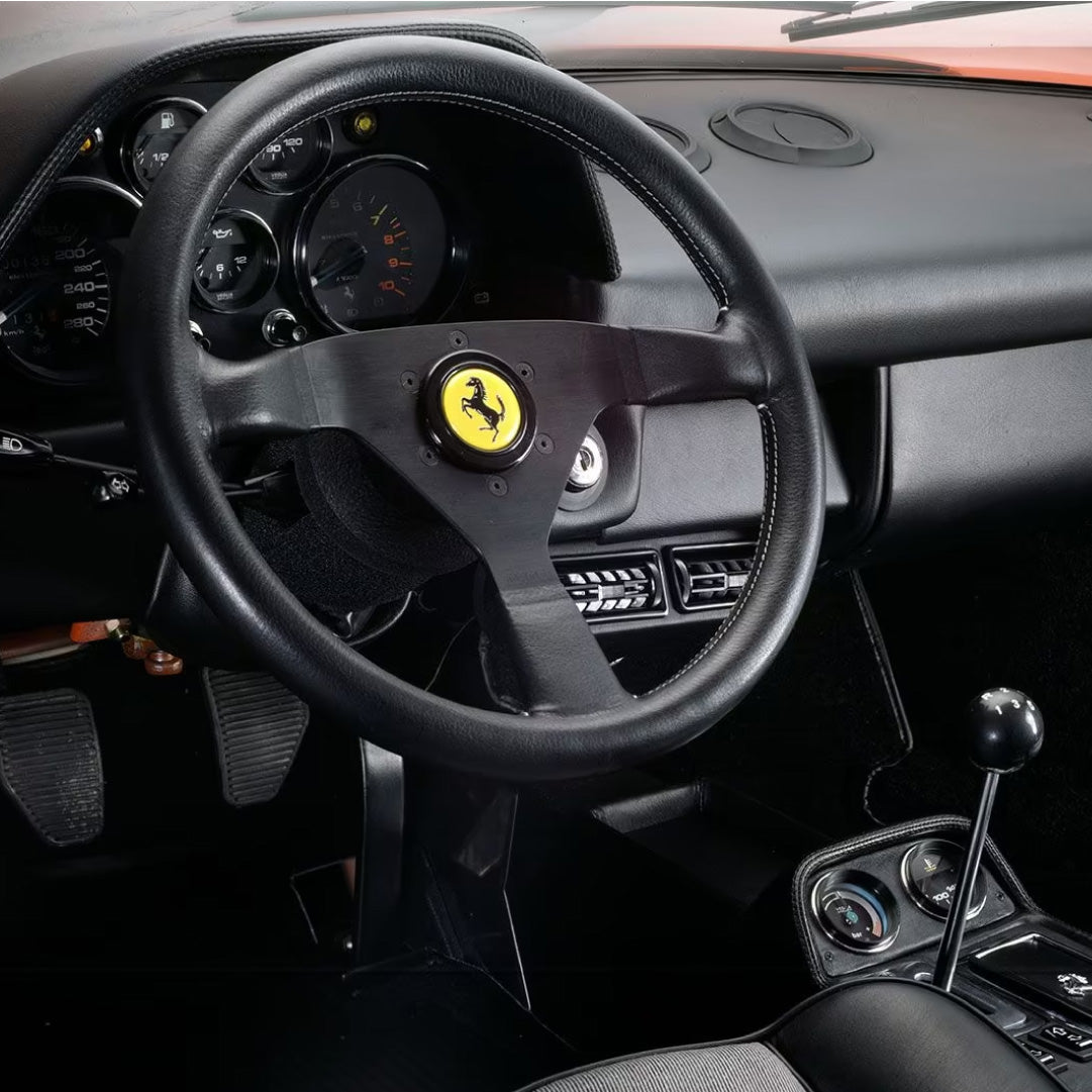 MOMO Montecarlo 350mm Steering Wheel & Hub Adapter Boss Kit For Ferrari 208 (GTB - GTS TURBO)