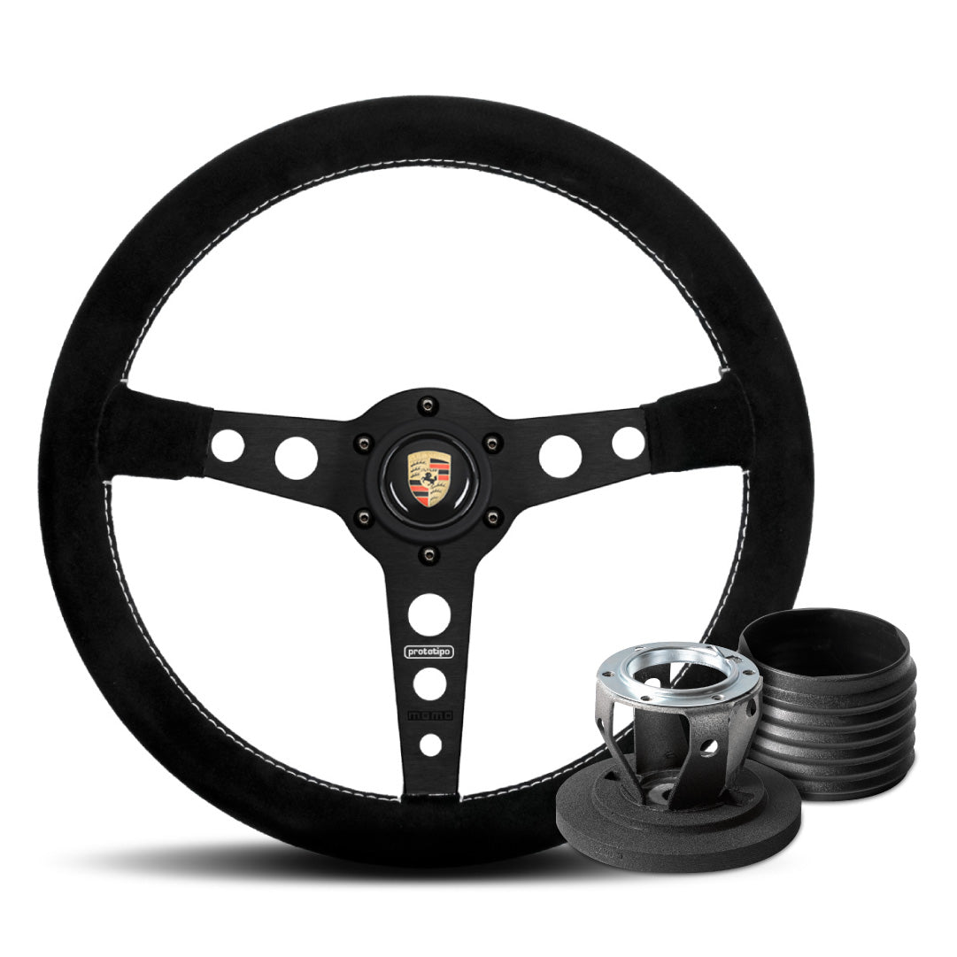 MOMO Prototipo Steering Wheel & Hub Adapter Boss Kit For Porsche 916, 914, 912T, 911/356, 1600