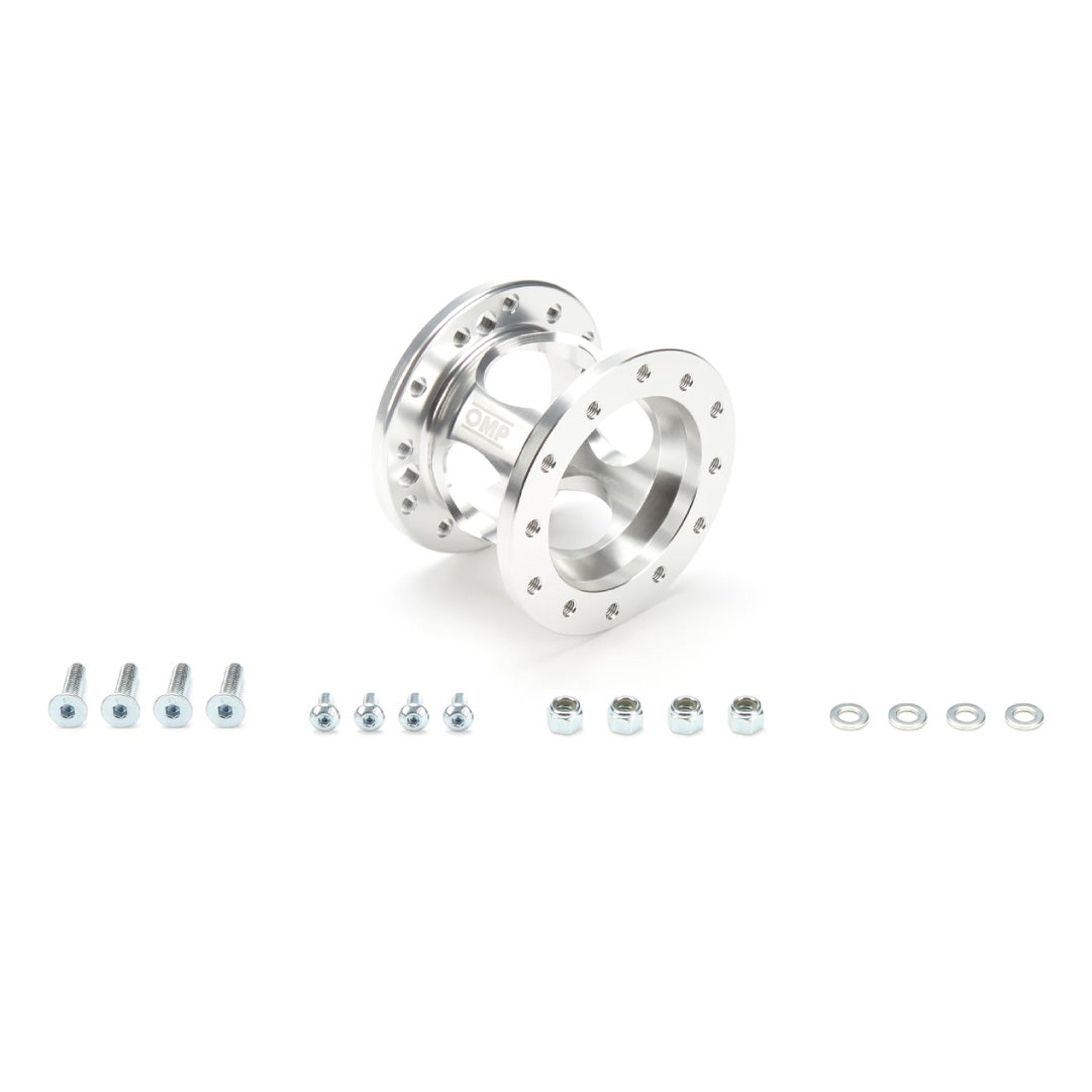 OMP Steering Wheel Spacer - 60mm - Silver
