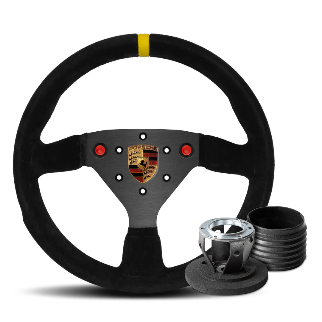 OMP Superturismo (320 ALU S) Steering Wheel & Hub Adapter Boss Kit For Porsche 911 GT3 Cup (997)