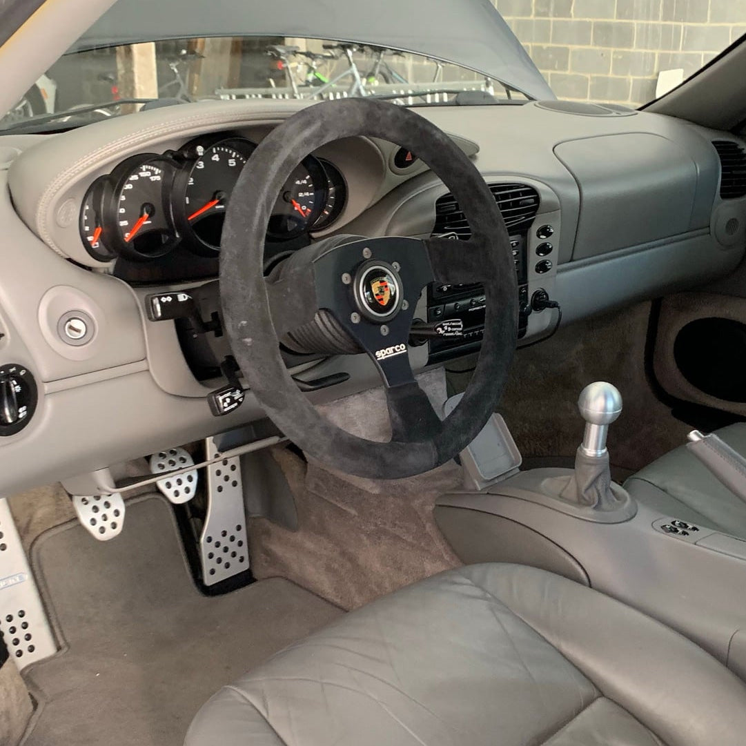 Porsche Horn Button Silver