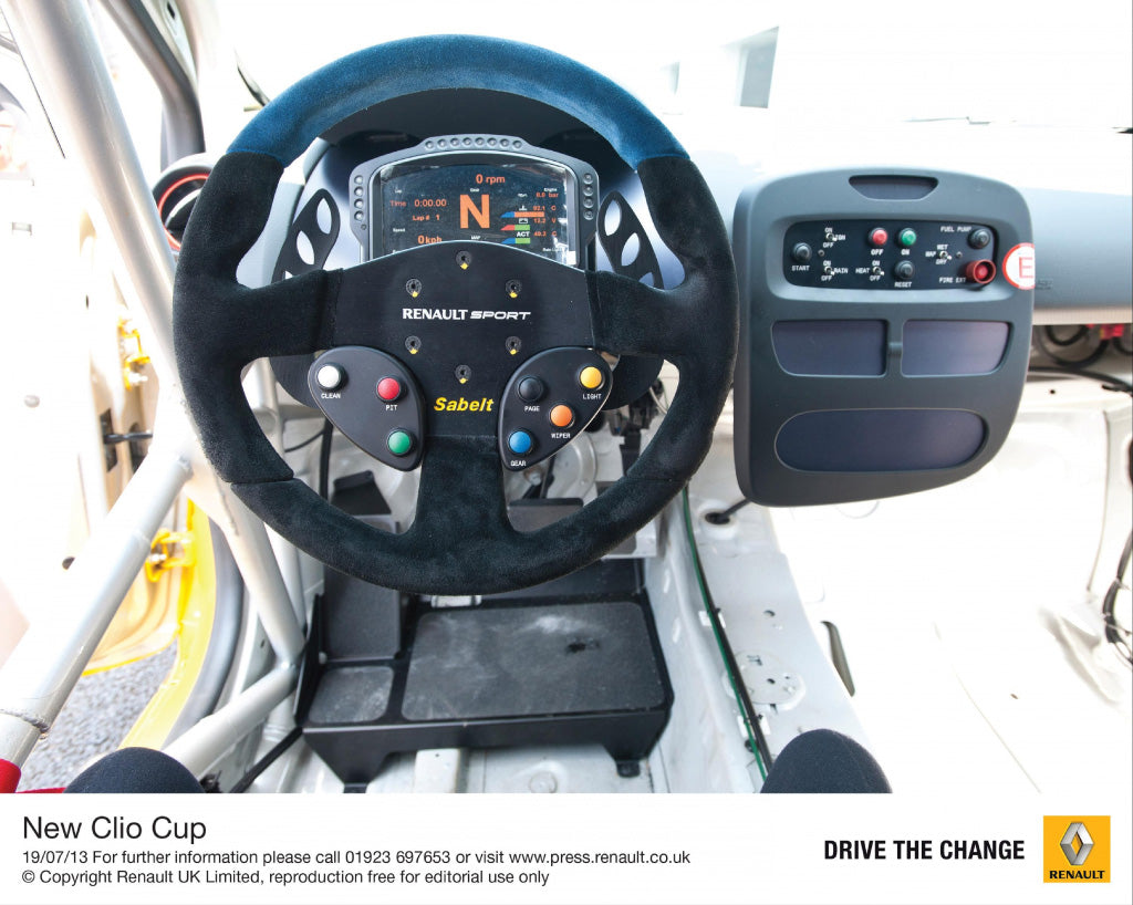 Sabelt Renault Clio Cup Race Steering Wheel & Hub Adapter Boss Kit For Renault