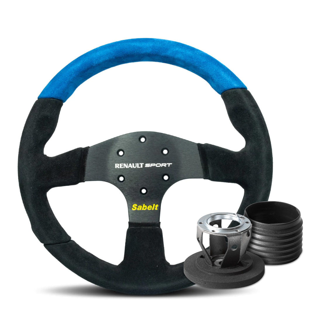Sabelt Renault Clio Cup Race Steering Wheel & Hub Adapter Boss Kit For Renault