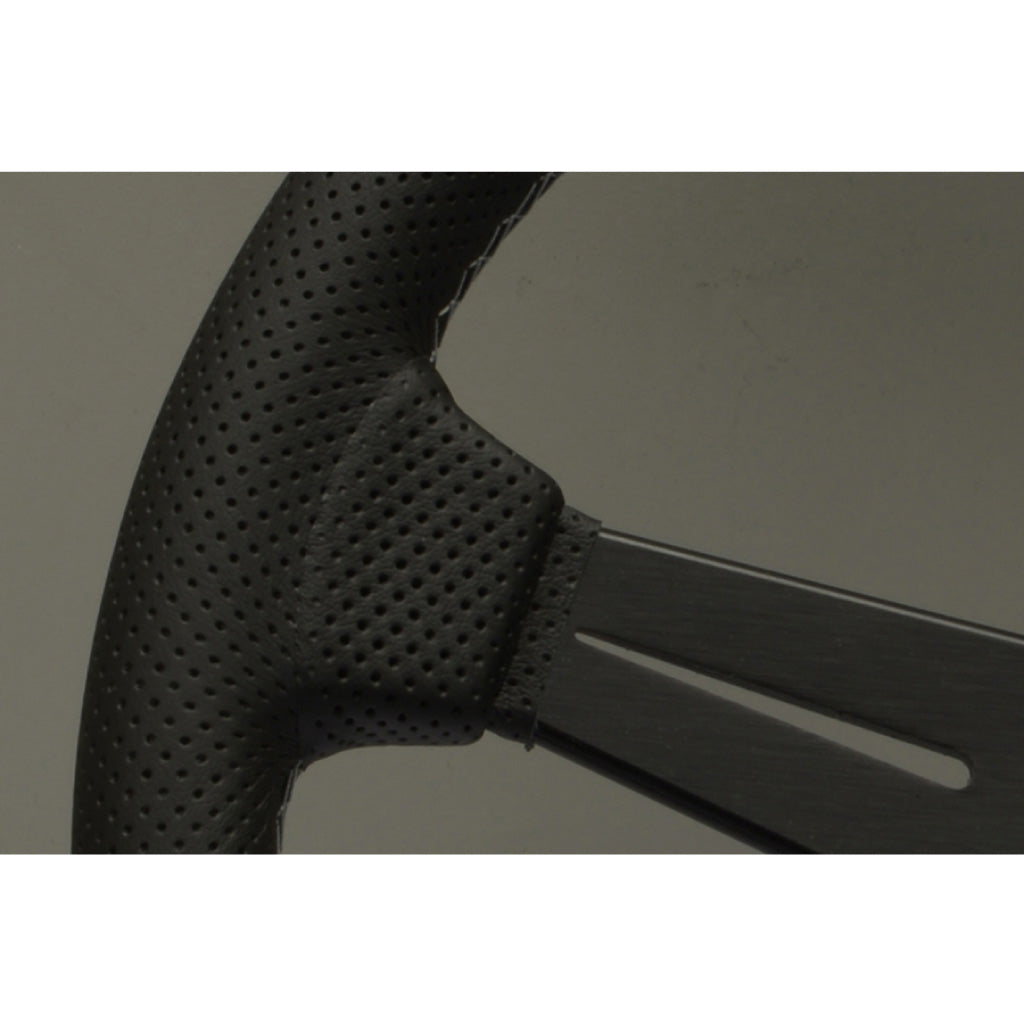 Nardi ND Classic Steering Wheel - Black Airleather Black Spokes 340mm
