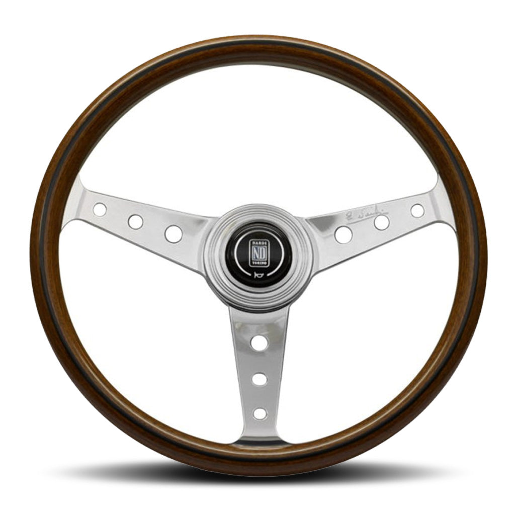 Nardi ND Classic Steering Wheel - Wood Polished Spokes with Holes 360m