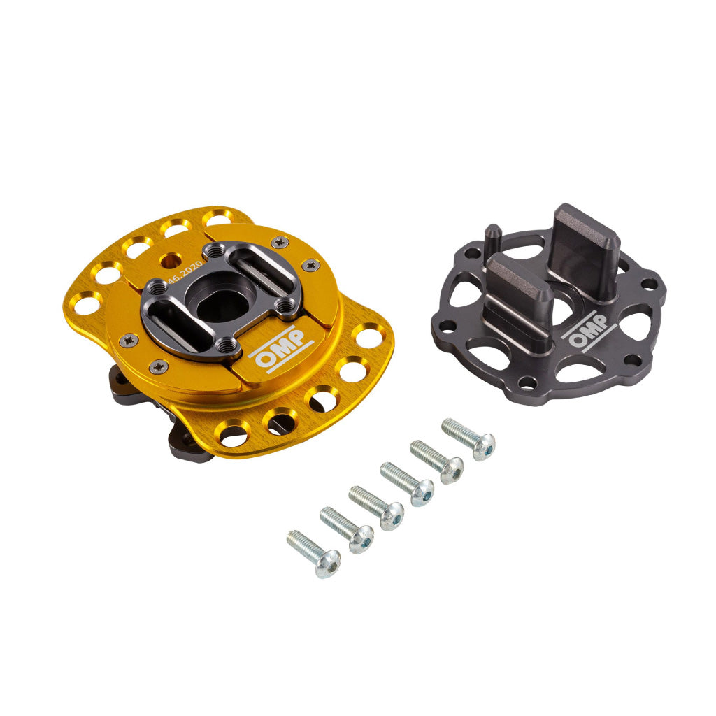 OMP Butterfly Steering Wheel Quick Release Hub - Bolt-On