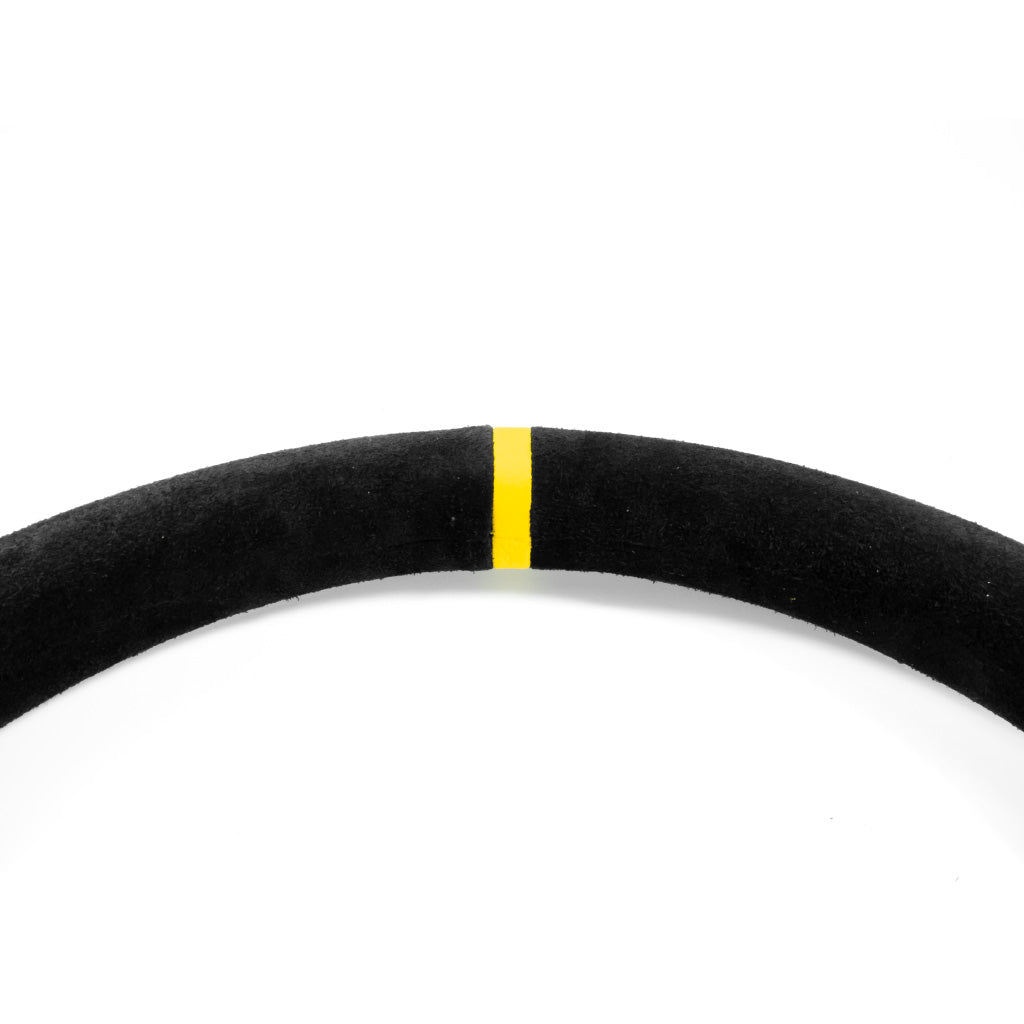 Sport Line Racing Sportivo 32A Steering Wheel - Black Suede Black Spokes 320mm