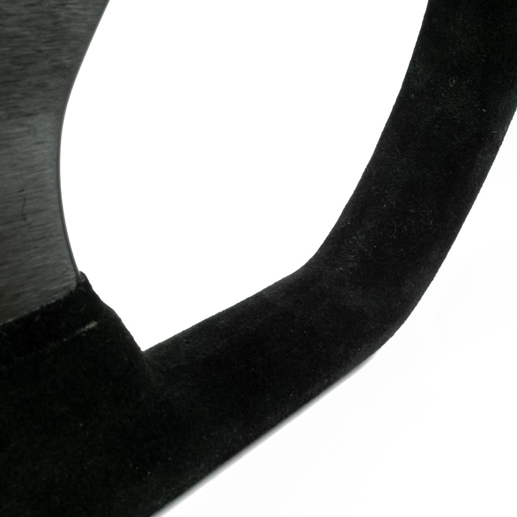 Sport Line Racing Sportivo 32P Steering Wheel - Black Suede Black Spokes 320mm