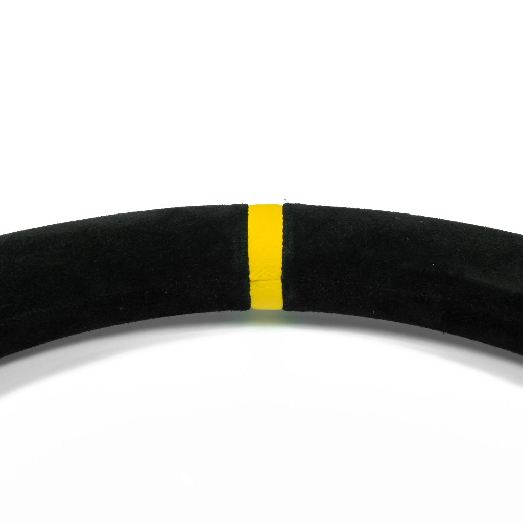 Sport Line Racing Sportivo 32P Steering Wheel - Black Suede Black Spokes 320mm