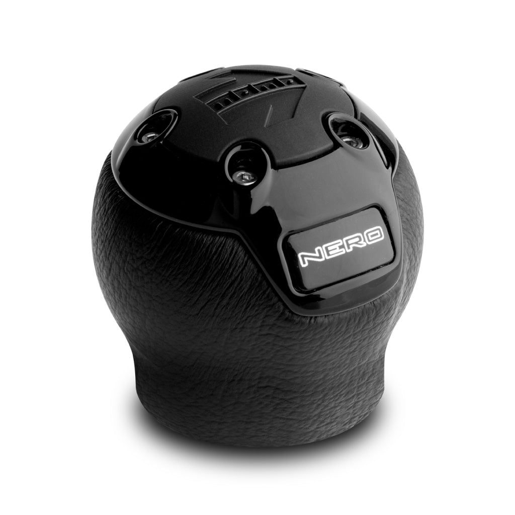 MOMO Nero Shift Knob Leather